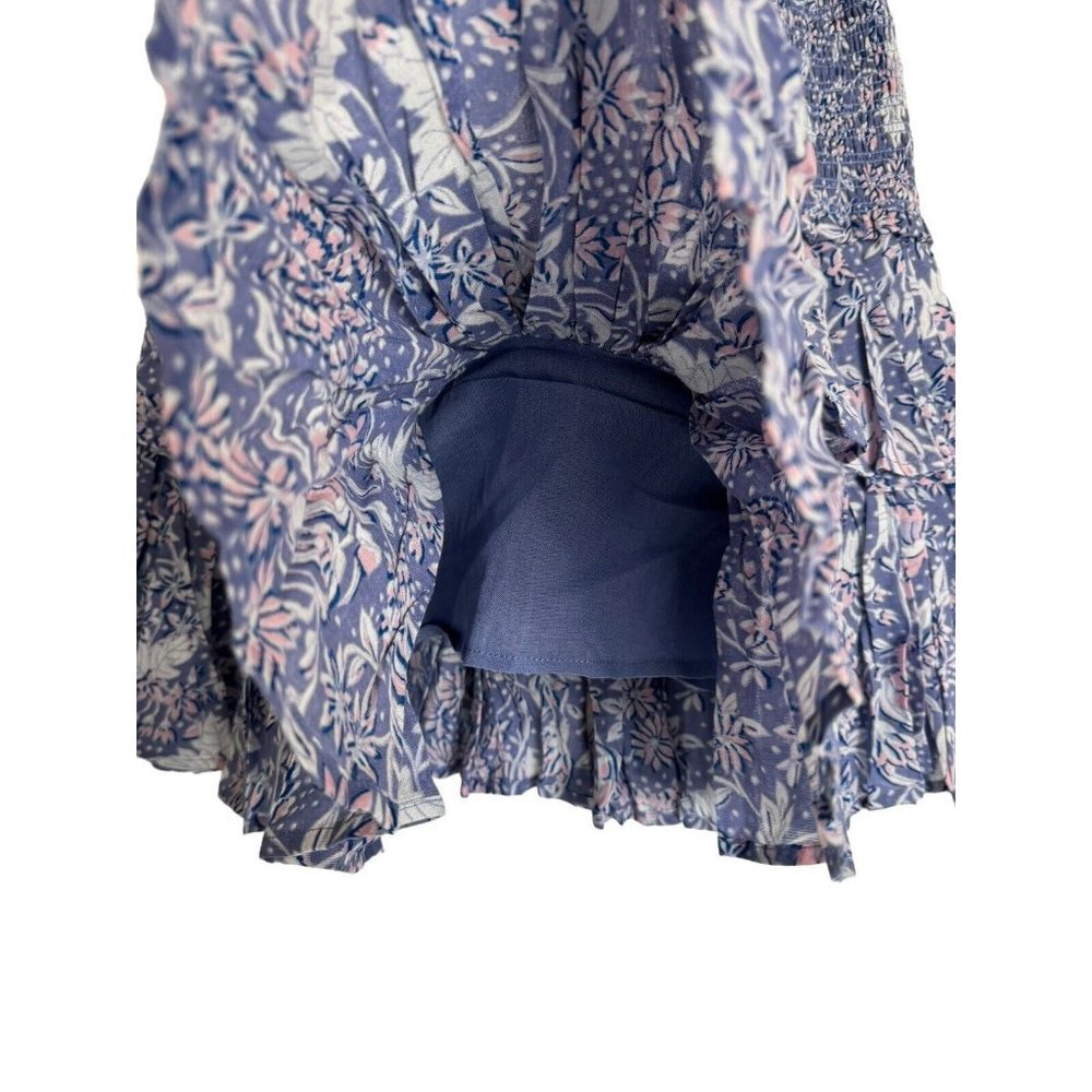 New Sundry Wild Floral Ruffle Smocked Size 2 Print Skirt - Picture 6 of 9